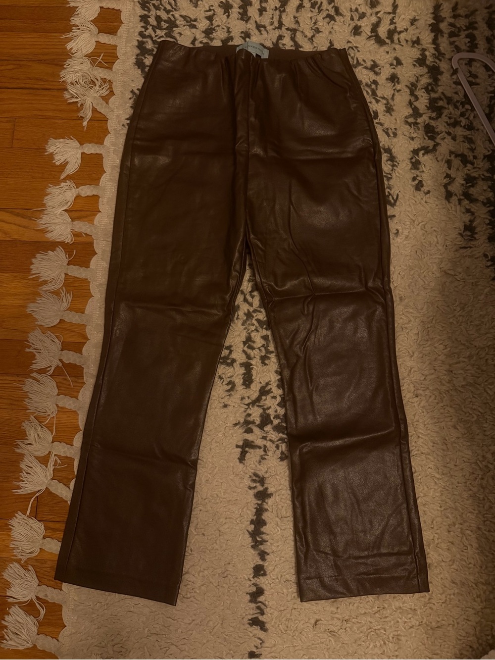 Tuckernuck Dark Brown Faux Leather pants